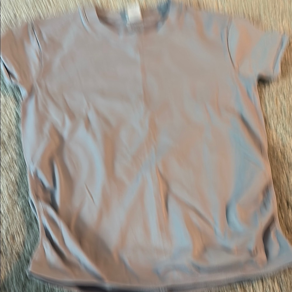 Zella Girls Gray/ light purple workout Top